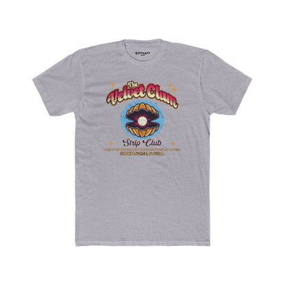 Velvet Clam Unisex Cotton Crew Tee - Funny Graphic T-Shirt with VIP Room Text - Riff Raff Underground