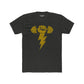 Motivational Gym Crew Tee - Bold Fist & Dumbbell Design - Riff Raff Wear