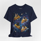 Cat Taco Space Tee  Funny Cosmic Cats in Tacos T-Shirt