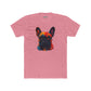 Colorful French Bulldog Unisex Cotton Crew Tee - Riff Raff Wear
