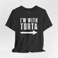 I’m With Torta Arrow Tee - Funny Family/Partner Mexican Food Shirt - Riff Rsff Wear