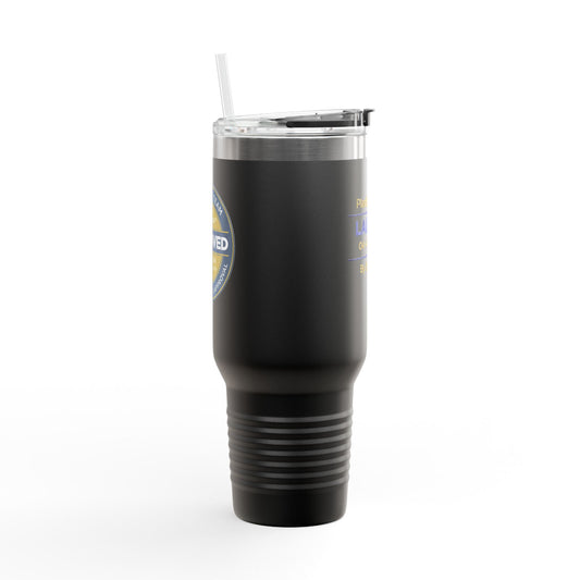 40oz Insulated Travel Mug — Custom Launch Commemorative Tumbler