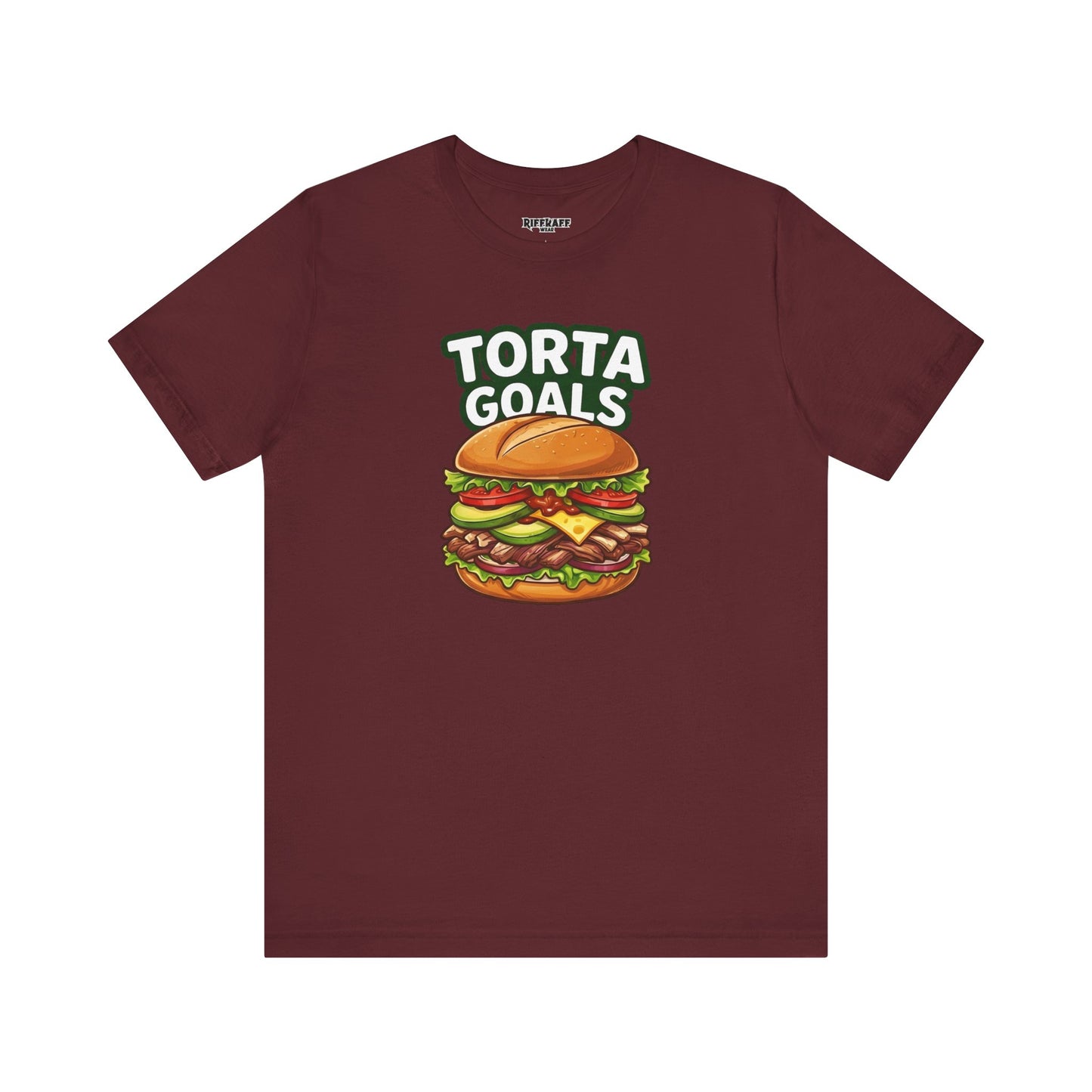 T-Shirt - "Torta Goals" Burger Graphic Tee - Riff Raff Wear