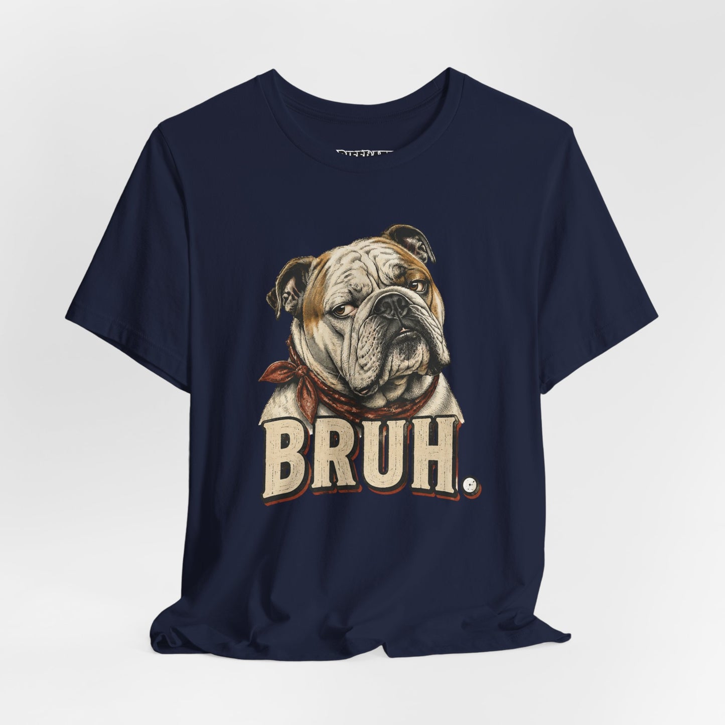 Bruh Bulldog T-Shirt Vintage English Bulldog Graphic Tee