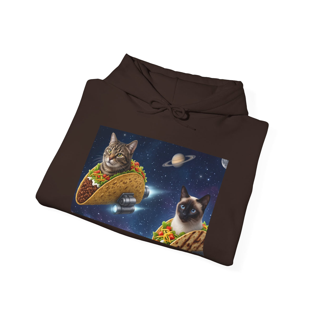 Cat Taco Space Hoodie
