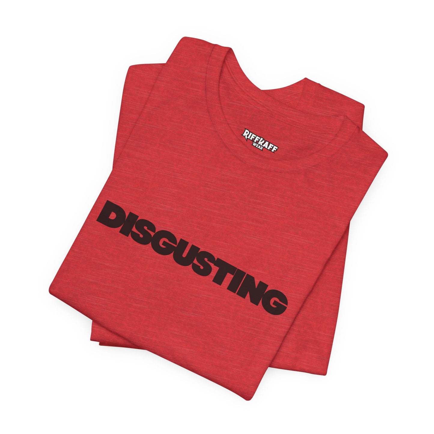 DISGUSTING Graphic Tee — Bold Text Statement T-Shirt