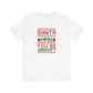 Dad Funny Santa Be Judgin Unisex Jersey Short Sleeve Tee