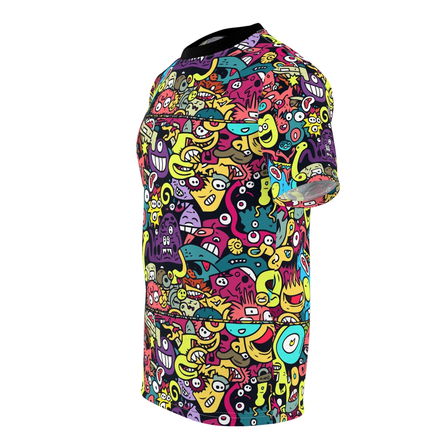 Riff Raff Wear Monster Doodles Unisex Cut & Sew Tee (AOP)