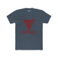 Geometric Bull Design Unisex Cotton Crew Tee - Revoked Graphic Tee - Riff Raff Wear