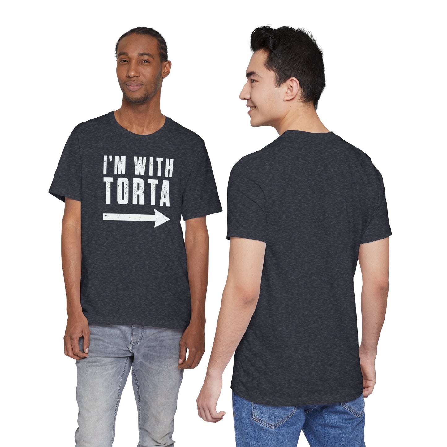 I’m With Torta Arrow Tee - Funny Family/Partner Mexican Food Shirt - Riff Rsff Wear