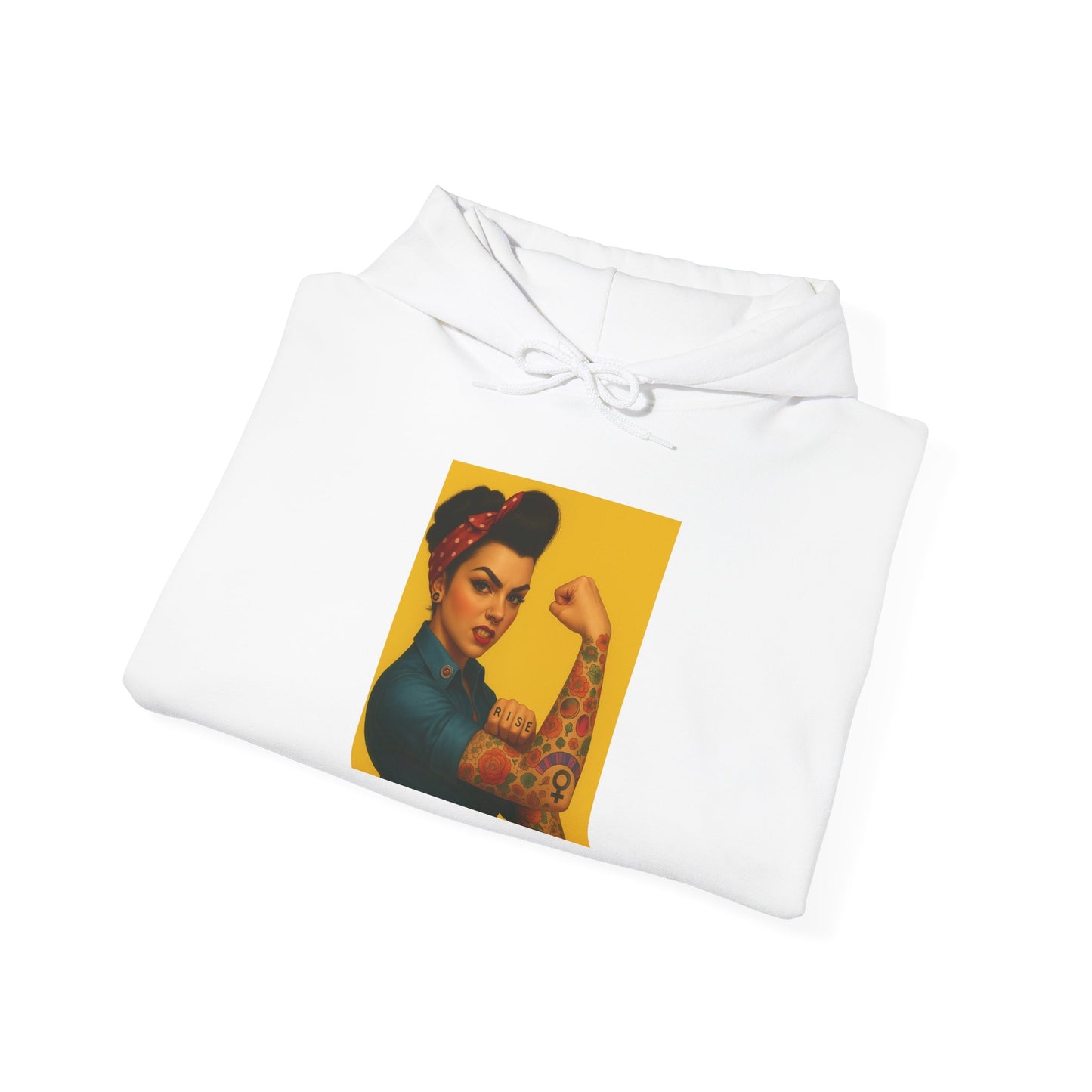 Empowering Feminist Hoodie | Unisex Heavy Blend™ Sweatshirt - Riff Raff Wear