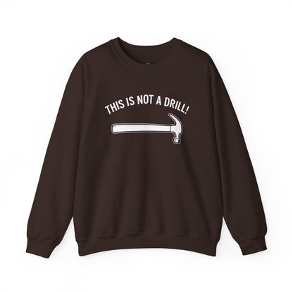 Humorous DIY Crewneck Sweatshirt - Funny Gift for Handyman, Home Improvement Lover, Casual Wear, Birthday, Unique Gift Idea - Riff Raff Wear