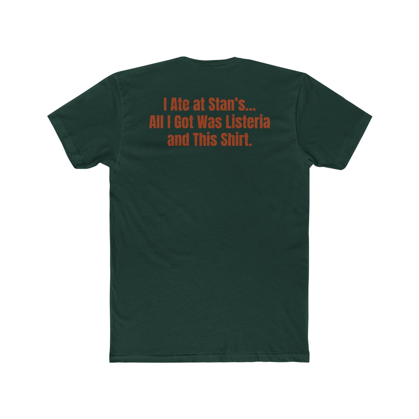 Funny Unisex Cotton Crew Tee - Dirty Stan's Street Meats Graphic T-Shirt - Riff Raff Wear