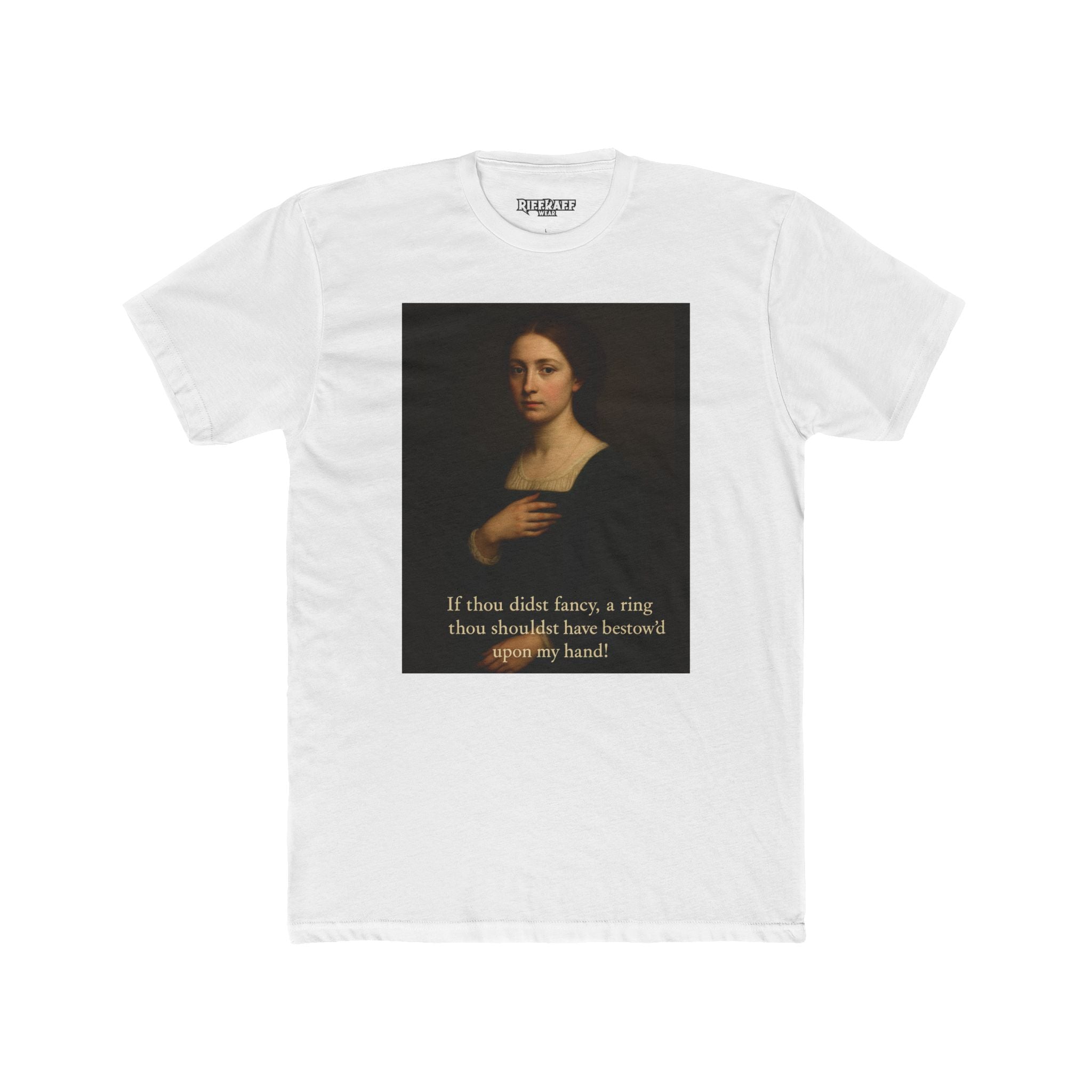 Artistic Unisex Cotton Crew Tee with Quote - Casualwear, Gift for Art Lovers - Riff Raff Wear