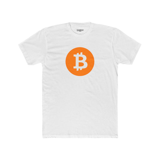 Bitcoin Men's Cotton Crew Tee - Riff Raff Wear