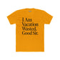 Vacation Wasted Shirt, Travel T-Shirt, Relaxed Fit Tee, Gifts for Travelers - Riff Raff Wear