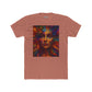 Vibrant Artistic Unisex Cotton Crew Tee - Colorful Abstract Face Design - Riff Raff Wear