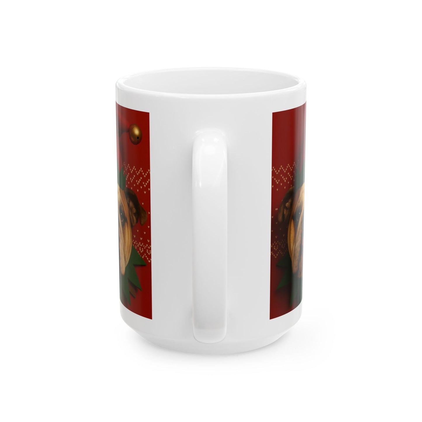 Festive Ceramic Mug - Perfect for Holiday Cheer, Gift for Coffee Lovers, Christmas Mug, Tea Lovers, Seasonal Drinkware - Riff Raff Wear