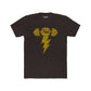 Motivational Gym Crew Tee - Bold Fist & Dumbbell Design - Riff Raff Wear