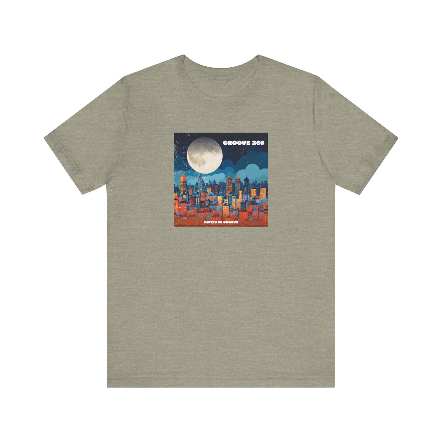 Groove 360 - Noites De Groove - Unisex Jersey Short Sleeve Tee