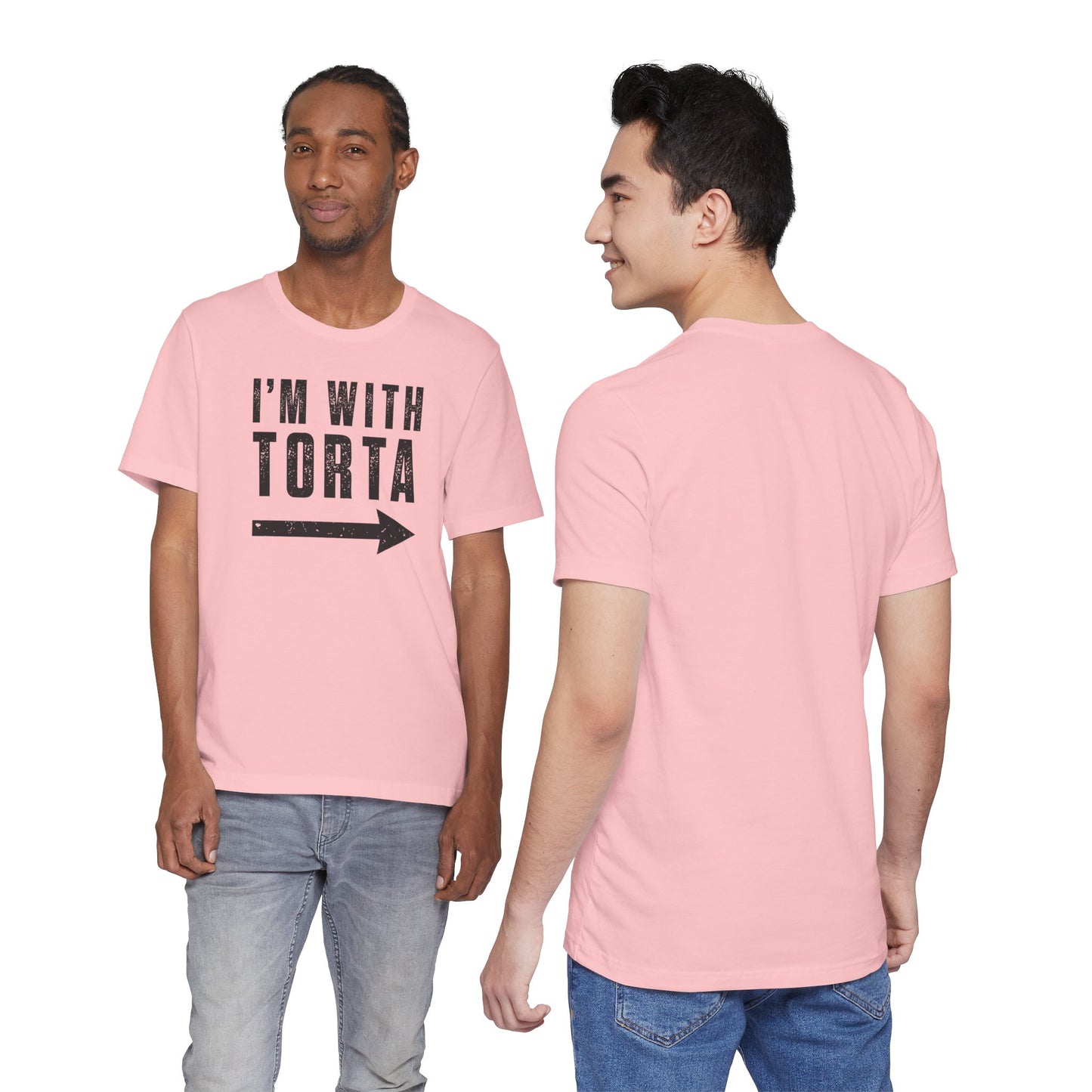 I’m With Torta Arrow Tee - Funny Family/Partner Mexican Food Shirt - Riff Rsff Wear