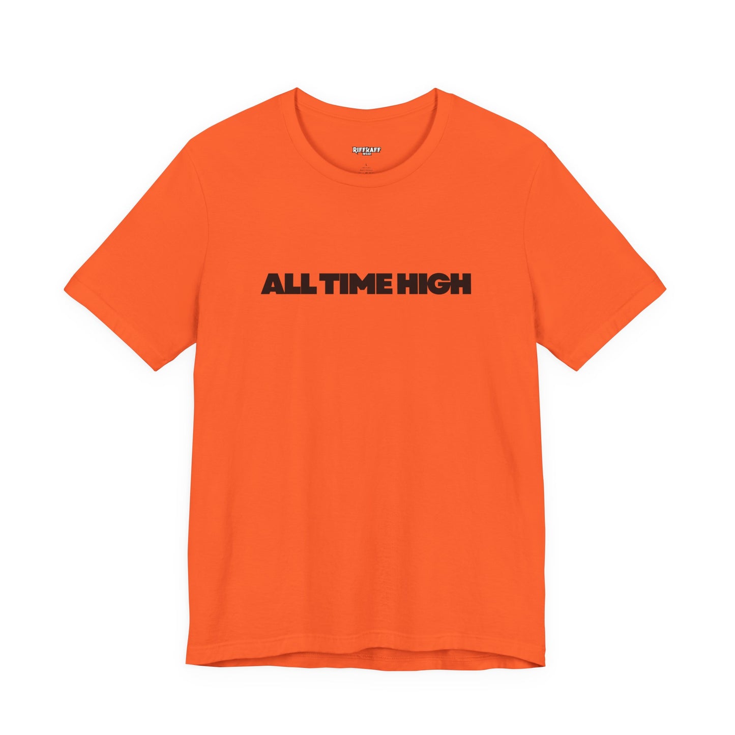 All Time High Graphic Tee — Minimalist Text T‑Shirt