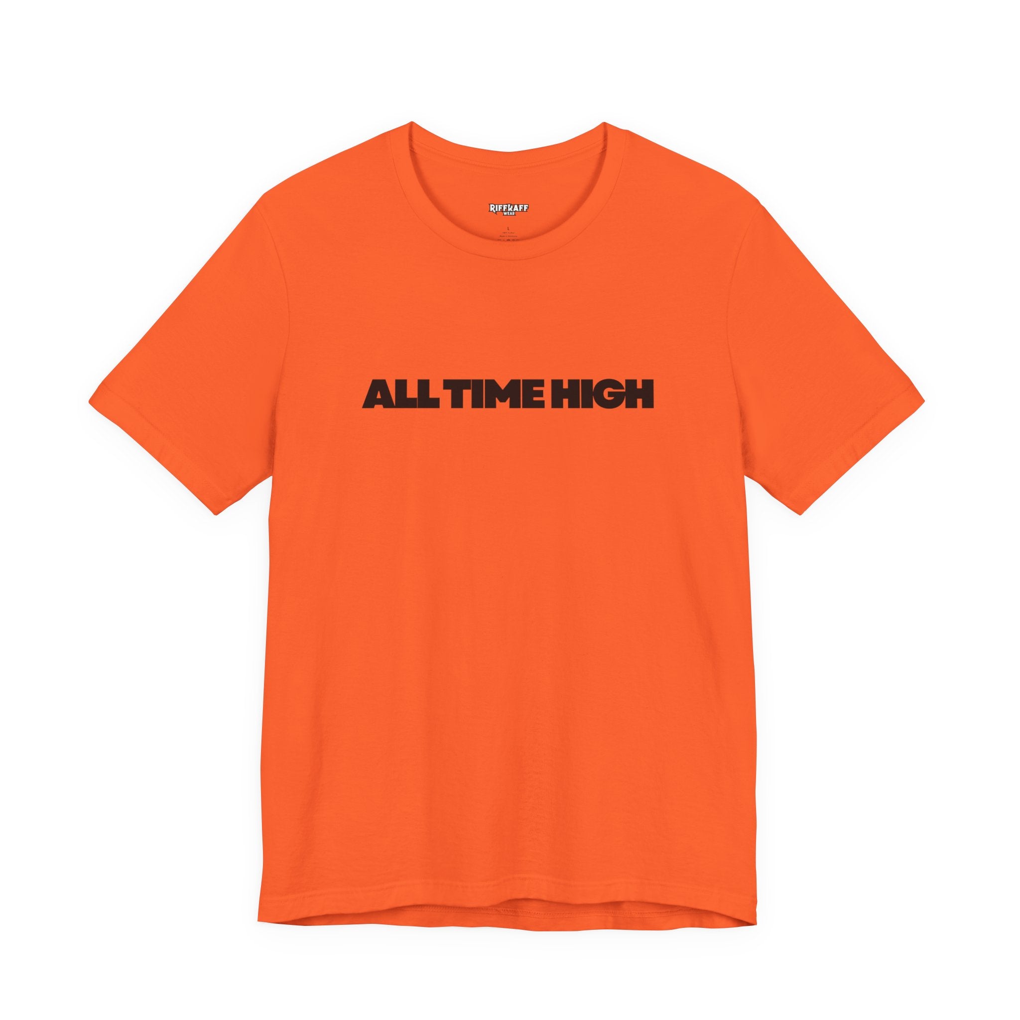 All Time High Graphic Tee — Minimalist Text T‑Shirt