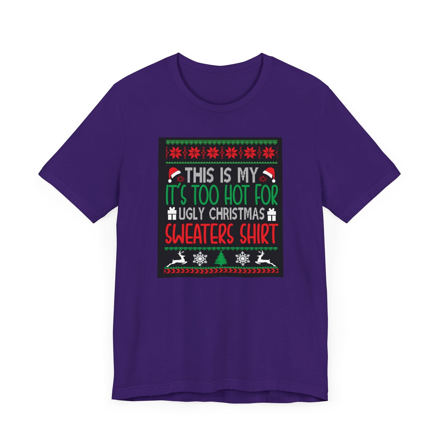 Riff Raff Wear Ugly Christmas Shirt Unisex Jersey Short Sleeve Tee