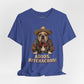 Bulldog in Sombrero T‑Shirt "Adios, Bitchachos!" Funny Mexican Fiesta Tee