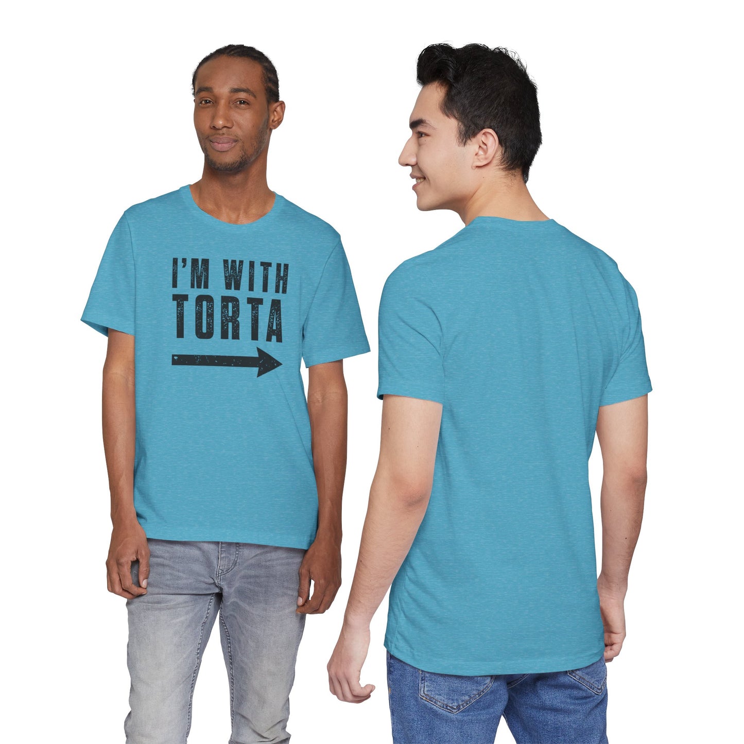 I’m With Torta Arrow Tee - Funny Family/Partner Mexican Food Shirt - Riff Rsff Wear