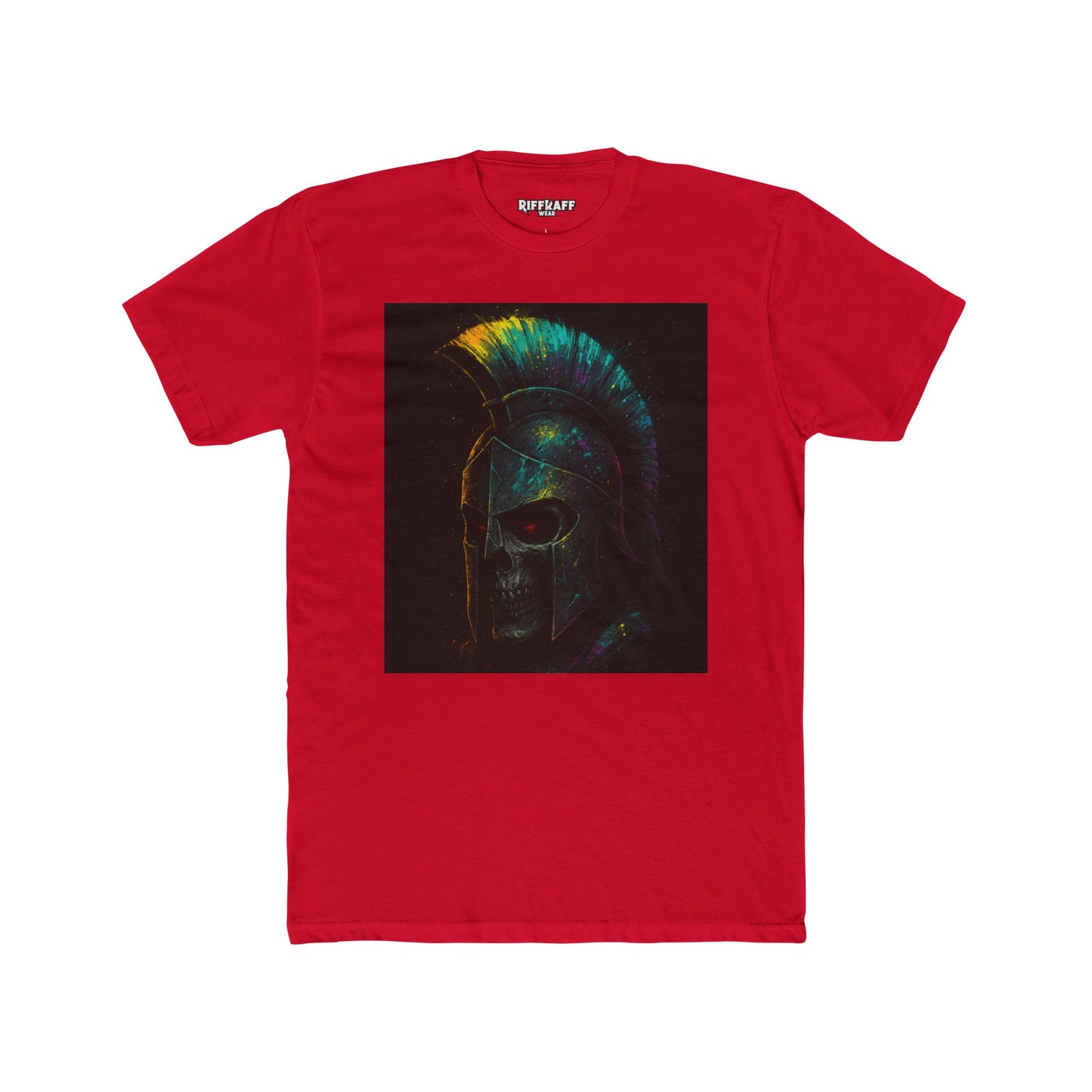 Spartan Warrior Unisex Cotton Crew Tee - Graphic Tee - Riff Raff Wear