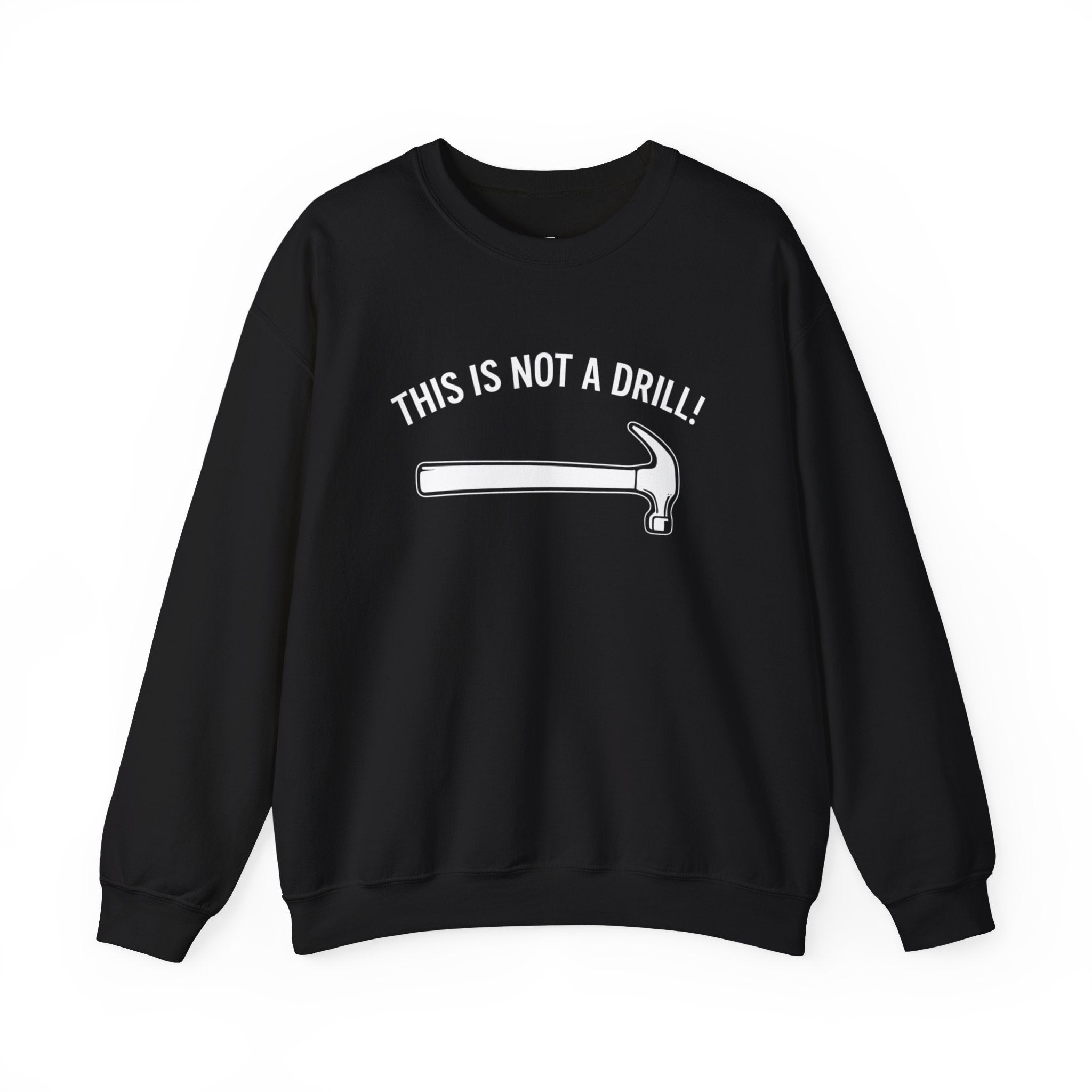 Humorous DIY Crewneck Sweatshirt - Funny Gift for Handyman, Home Improvement Lover, Casual Wear, Birthday, Unique Gift Idea - Riff Raff Wear