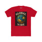 Global Vibe Unisex Cotton Crew Tee - Positive Earth Design for Eco Lovers - Riff Raff Wear