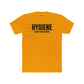 Funny Yoga & Gym Unisex Cotton Crew Tee - 'Hygiene is for Yoga People' & 'Lift. Sweat. Rack.' - Riff Raff Wear