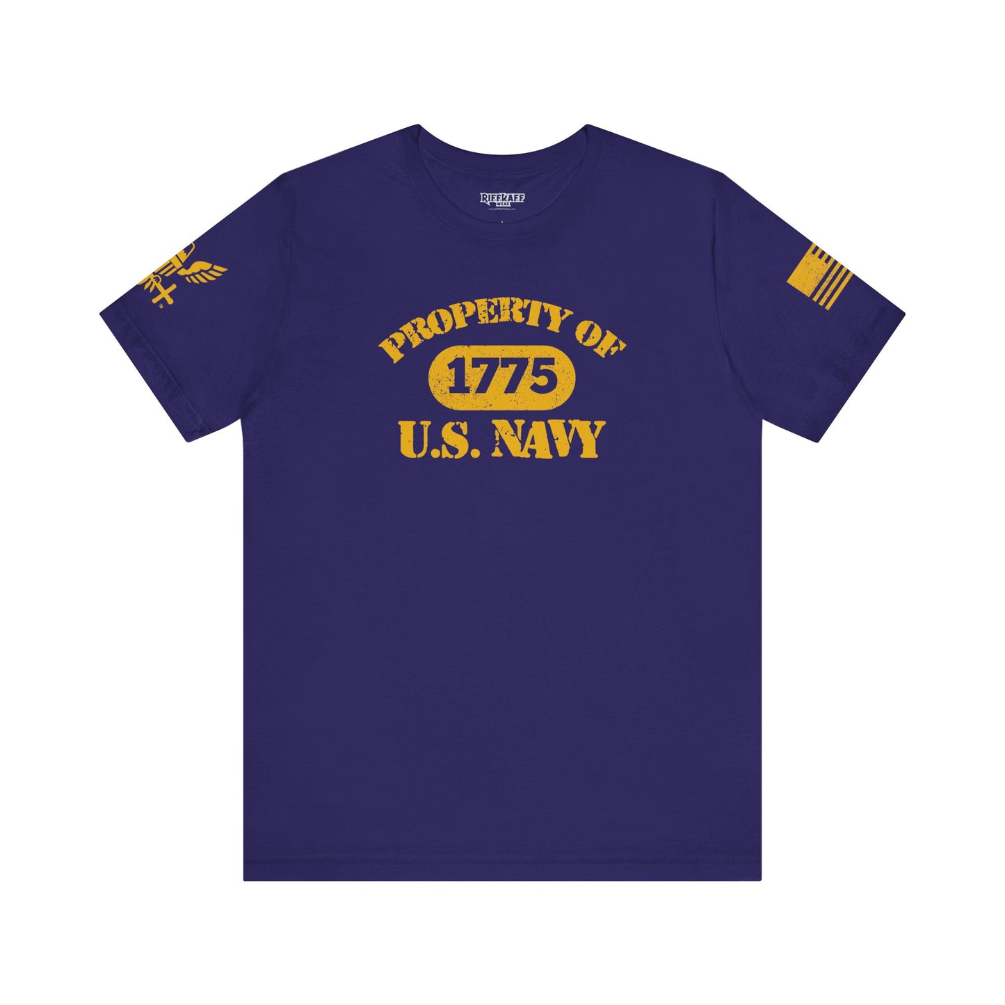 Riff Raff Wear Property Of Navy Unisex Jersey Short Sleeve Tee