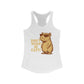 Don't Worry, Be Capy! Racerback Tanktop - Cute Animal Tee, Summer Wear, Gift for Animal Lovers, Fun Tank  - Perfect for Relaxing or Outings