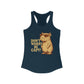 Don't Worry, Be Capy! Racerback Tanktop - Cute Animal Tee, Summer Wear, Gift for Animal Lovers, Fun Tank  - Perfect for Relaxing or Outings