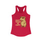 Don't Worry, Be Capy! Racerback Tanktop - Cute Animal Tee, Summer Wear, Gift for Animal Lovers, Fun Tank  - Perfect for Relaxing or Outings