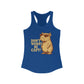 Don't Worry, Be Capy! Racerback Tanktop - Cute Animal Tee, Summer Wear, Gift for Animal Lovers, Fun Tank  - Perfect for Relaxing or Outings