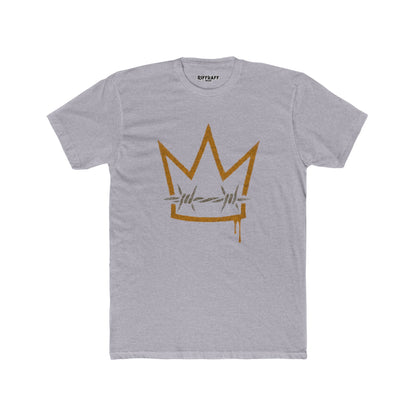 Crown Barbed Wire Unisex Cotton Crew Tee Casual Streetwear  - Riff Raff Wear