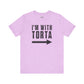 I’m With Torta Arrow Tee - Funny Family/Partner Mexican Food Shirt - Riff Rsff Wear