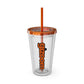 Gizoom Sunsplash Tumbler with Straw, 16oz