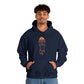 Off Trail Boot Print Unisex Heavy Blend™ Hooded Sweatshirt