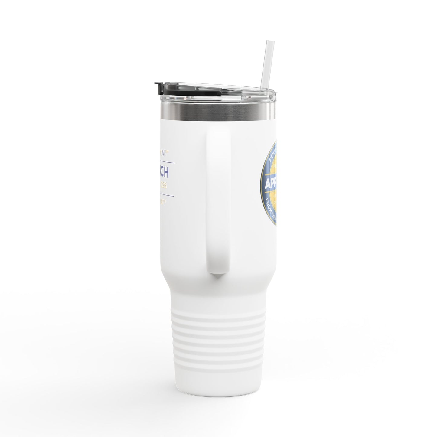 40oz Insulated Travel Mug — Custom Launch Commemorative Tumbler