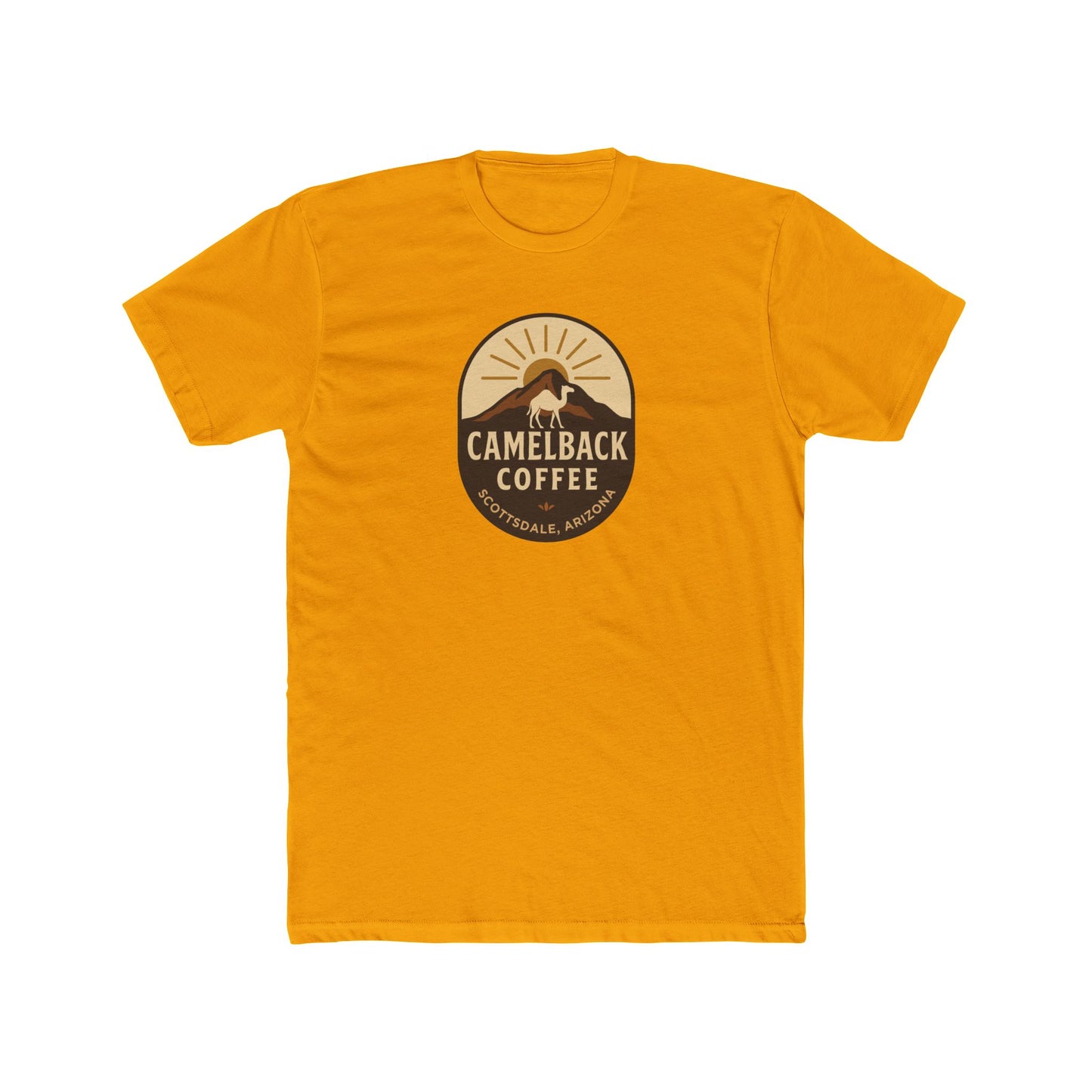 Coffee Lover Unisex Cotton Crew Tee, Casual Shirt, Vintage Coffee Camelback Coffee Old Town Scottsdale