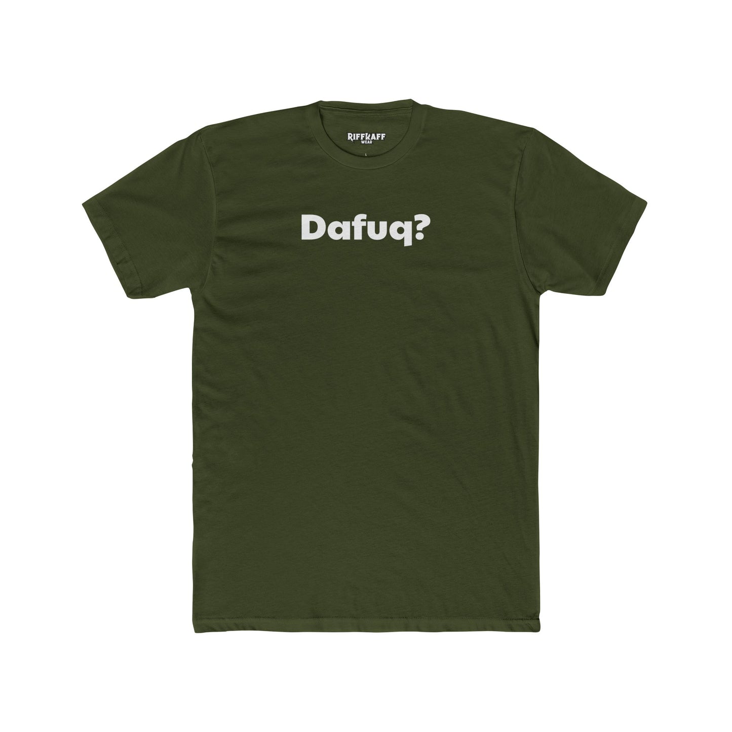 Dafuq? Unisex Cotton Crew Tee - Funny Graphic T-Shirt for Casual Wear - Riff Raff Wear