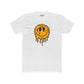 Drippy Smiley Face Tee - Unisex Cotton Crew Tee for Fun, Casual Wear, Trendy Outfit, Unique Gift, Festival Apparel, Streetwear - Riff Raff Wear