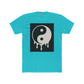 Unisex Cotton Crew Tee with Dripping Yin Yang Design | Casual Wear, Unisex Tee - Riff Raff Wear