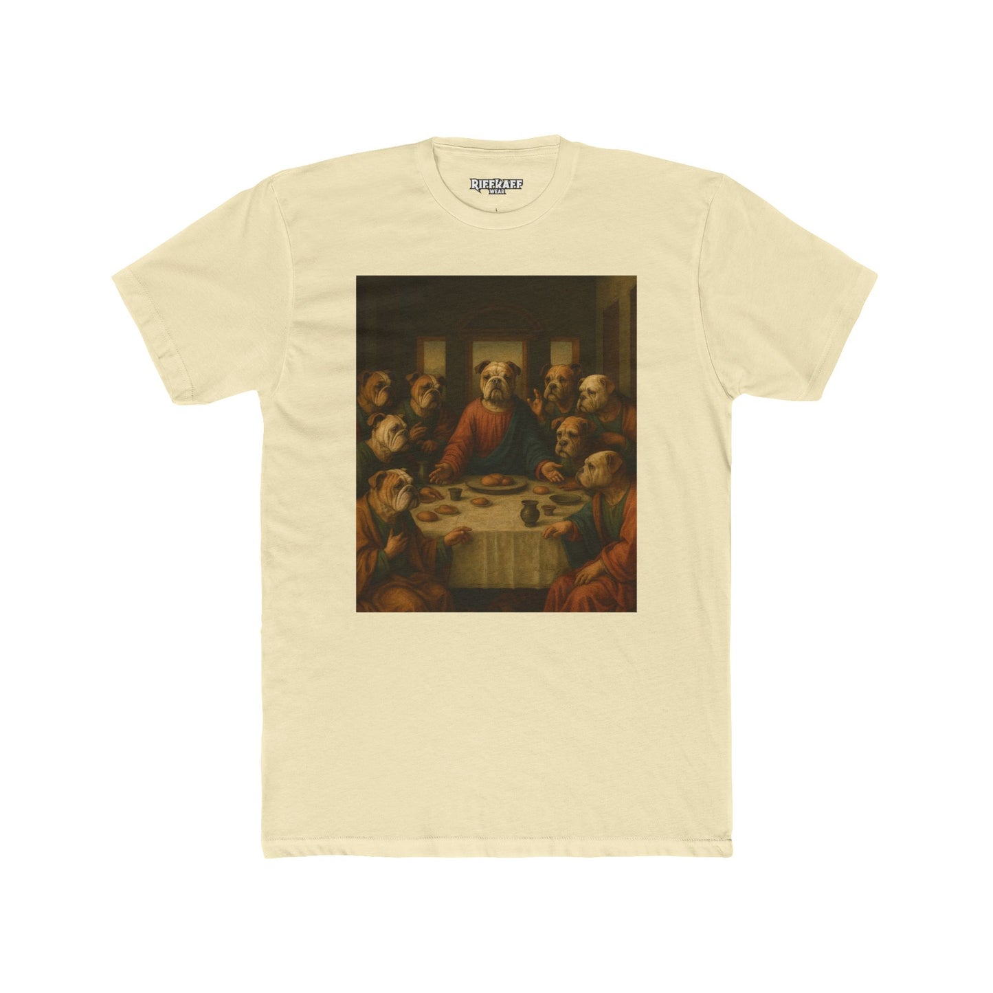 The Last Supper Unisex Cotton Crew Tee - Artistic Heritage Shirt - Riff Raff Wear