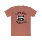 Let's Get Trashed Raccoon Cotton Crew Tee - Fun Unisex T-Shirt for Casual Outings - Riff Raff Wear